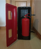 Caixa de extintor de incêndio de plástico com suporte de piso durável