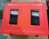 Armário de caixa plástica para extintor de pó DCP ou CO2 de duas peças