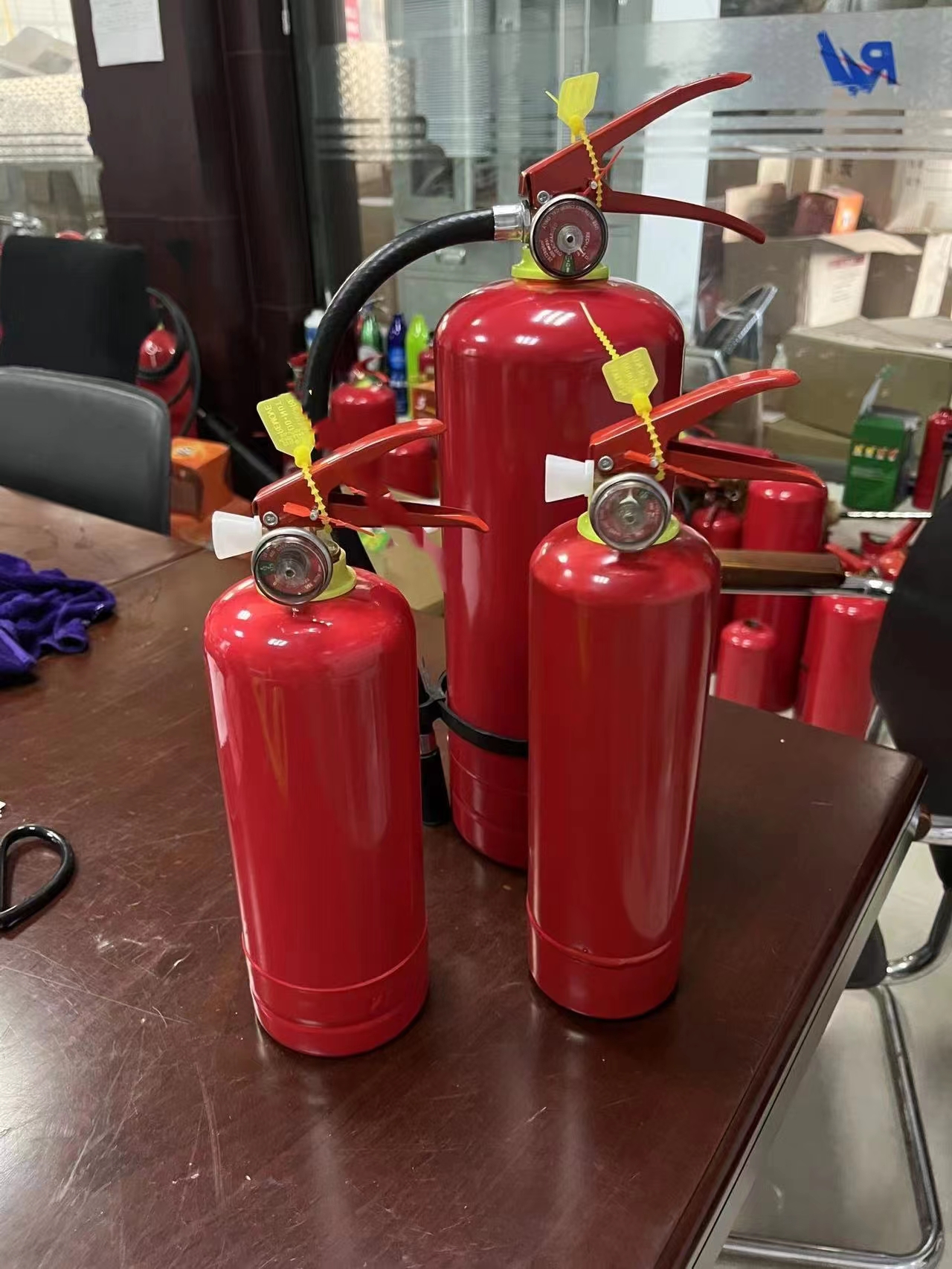 Acessórios para extintor de incêndio pequeno de emergência para lareira