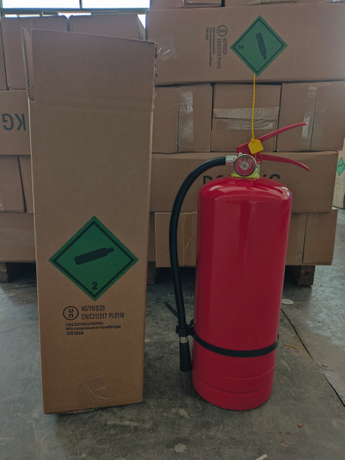 Extintor de incêndio em pó seco de 6 kg para madeira com válvula de latão