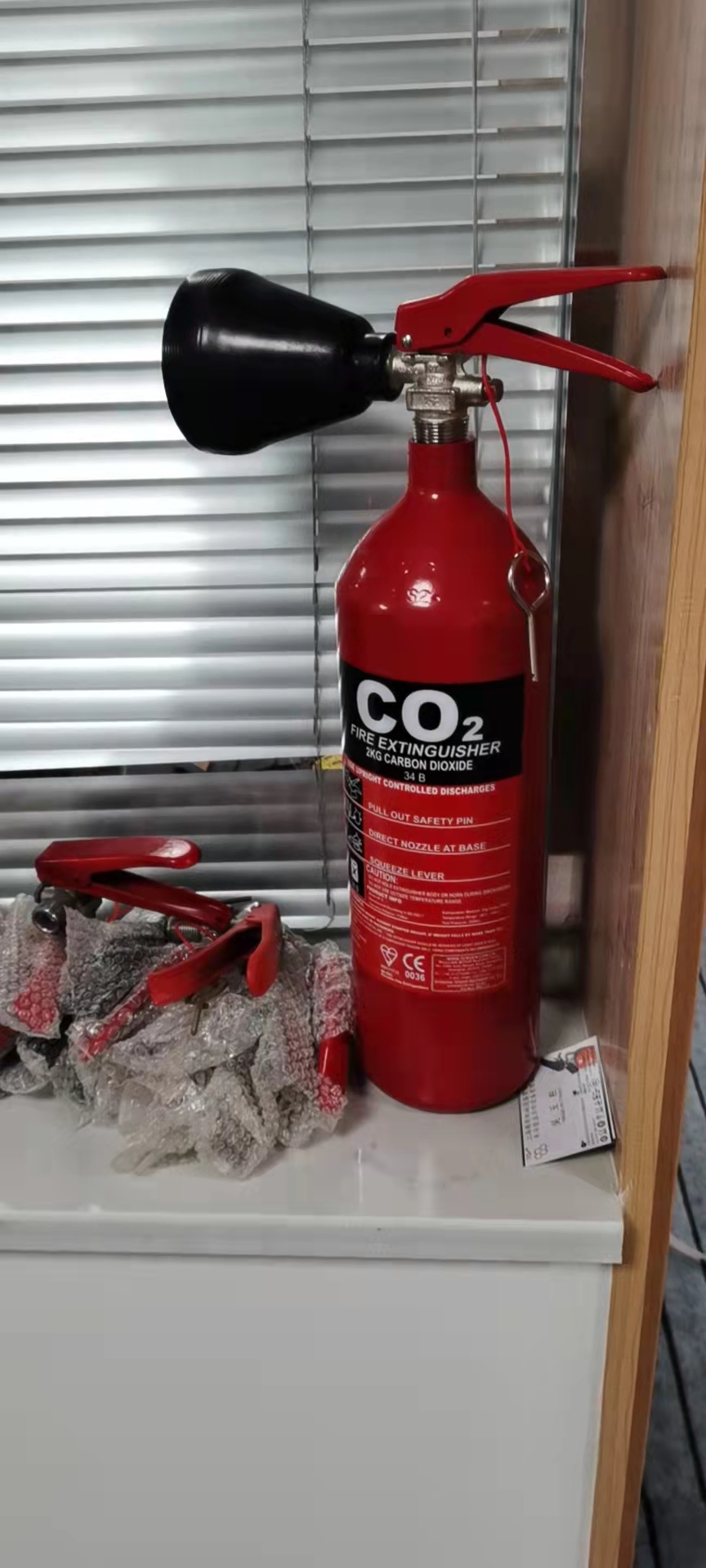 Extintor de incêndio CO2