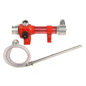 Gerador de espuma portátil em linha de latão + alumínio indutor de espuma de proteção contra incêndio