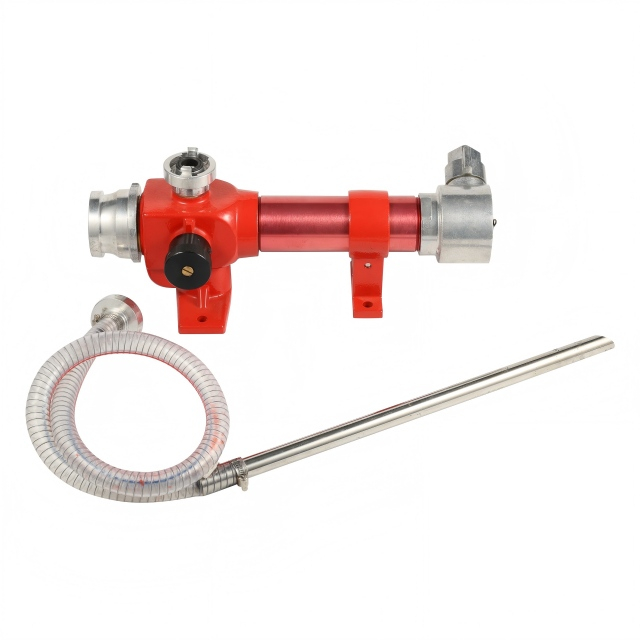 Gerador de espuma portátil em linha de latão + alumínio indutor de espuma de proteção contra incêndio