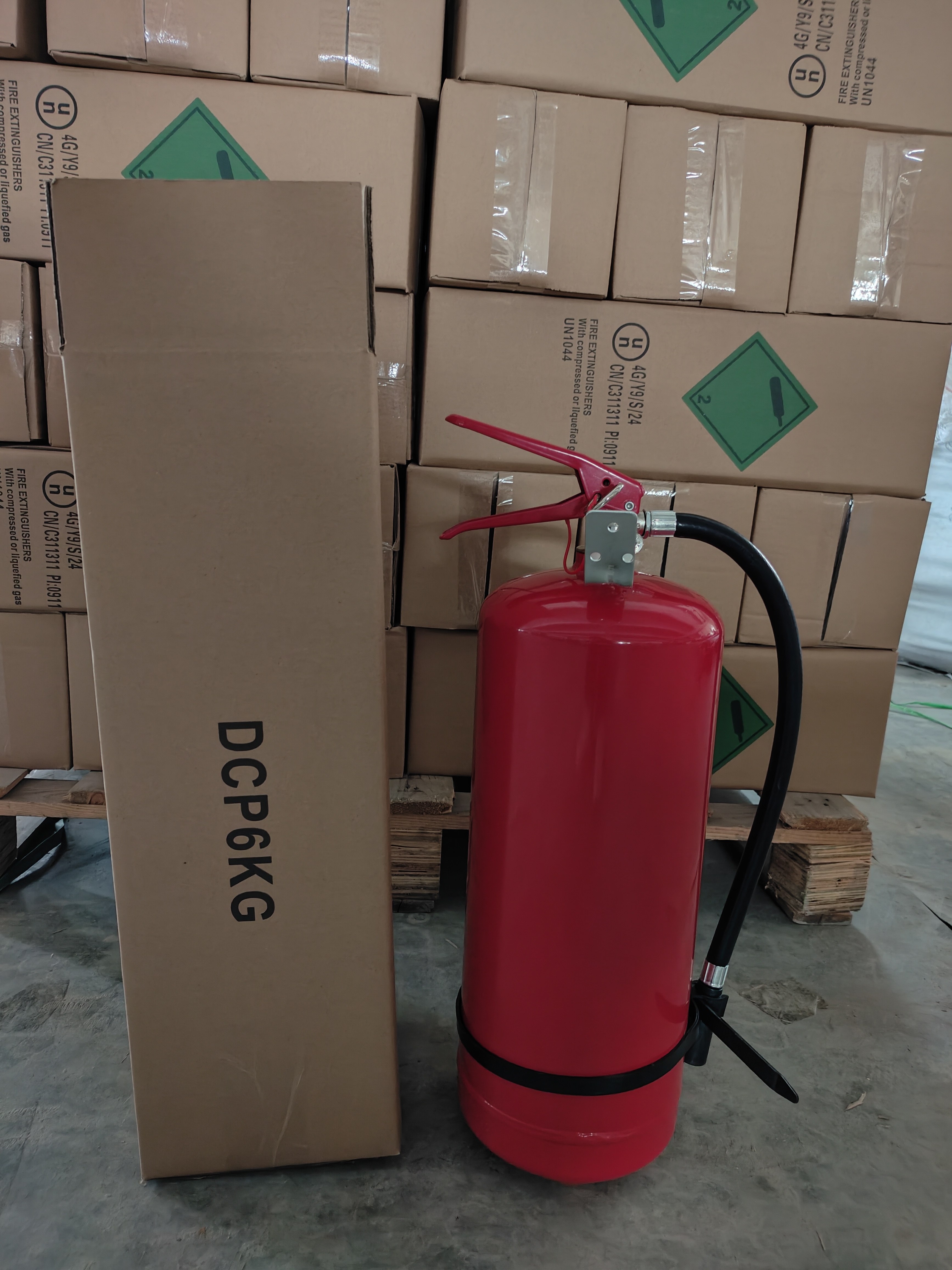 Extintor de incêndio em pó seco certificado por 6 kg CE 