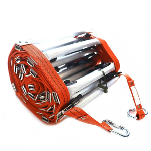 Venda quente Corda de Segurança Escada Dobrável Escada de Incêndio Rolo de Resgate de Emergência Dobra Escada de Alumínio