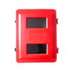 Caixa de extintor de plástico vermelho para extintor duplo, tamanho 715x540x270mm