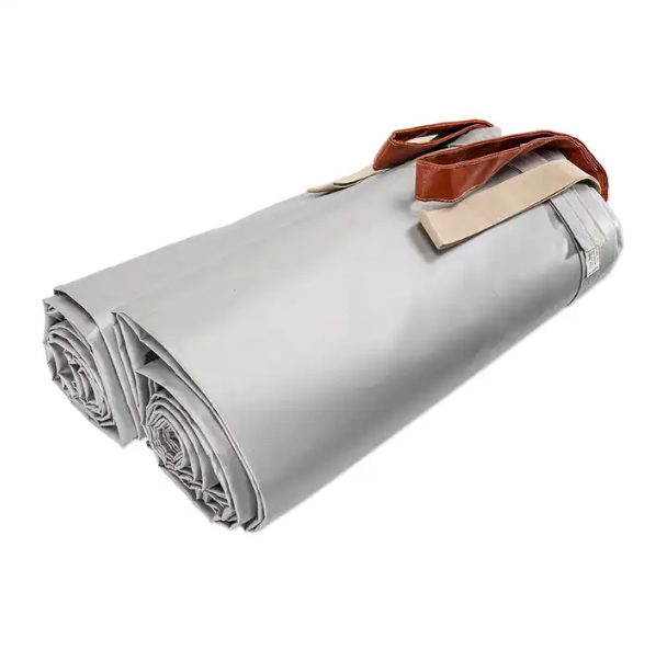 Cobertura de fogo de bateria de lítio para carro EV cobertura de fogo revestida de silicone de grafite de 19,8 x 26 pés