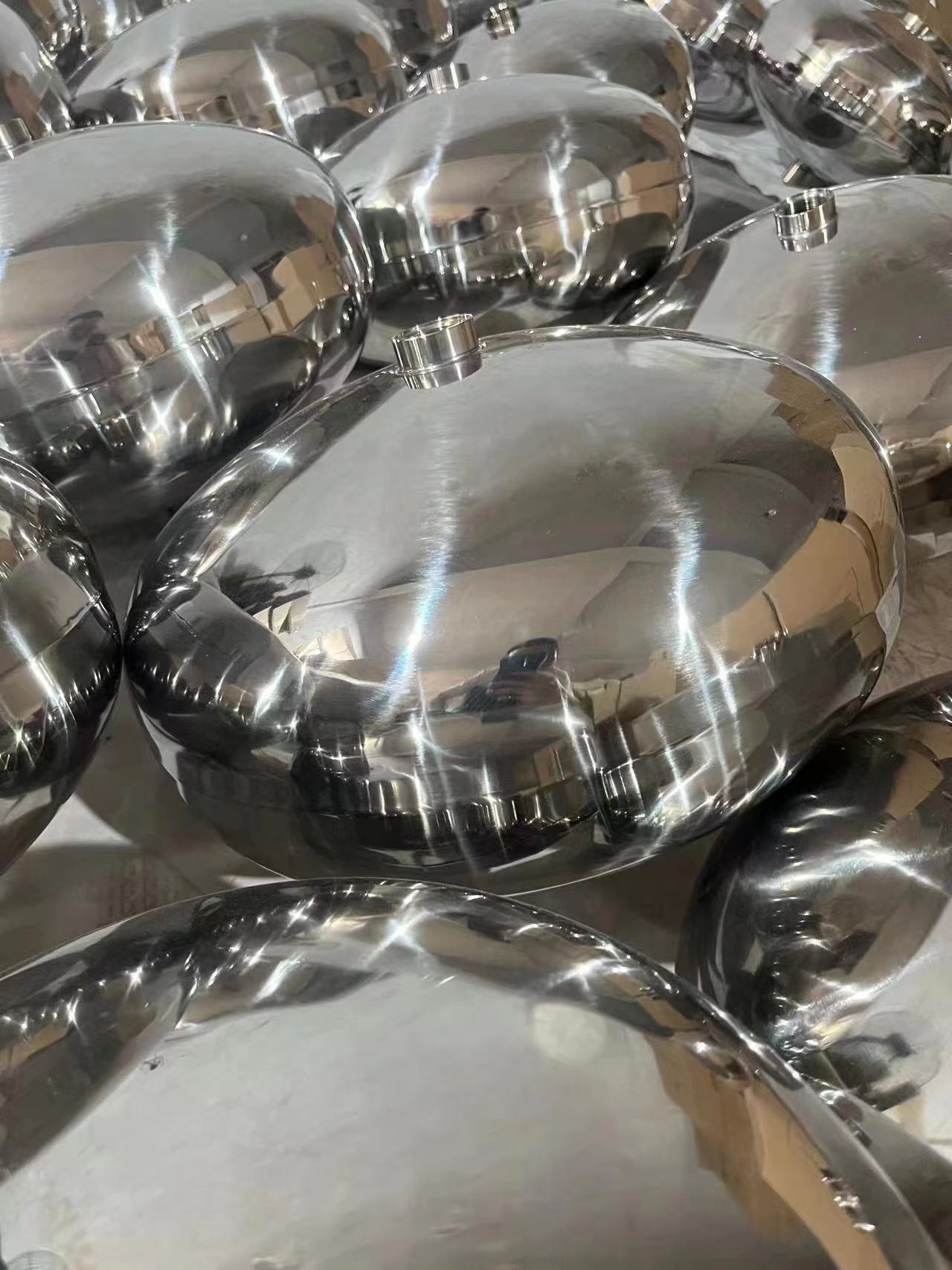 Extintor automático de pó seco de aço inoxidável 6KG 