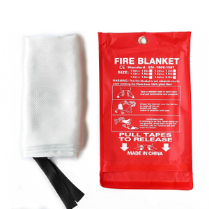 40 'X 40' EN1896 Cobertores de supressão de incêndio de emergência de fibra de vidro retardador de chamas para cozinha e casa