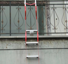 Escada de incêndio de alumínio fácil de operar para plataforma de trabalho