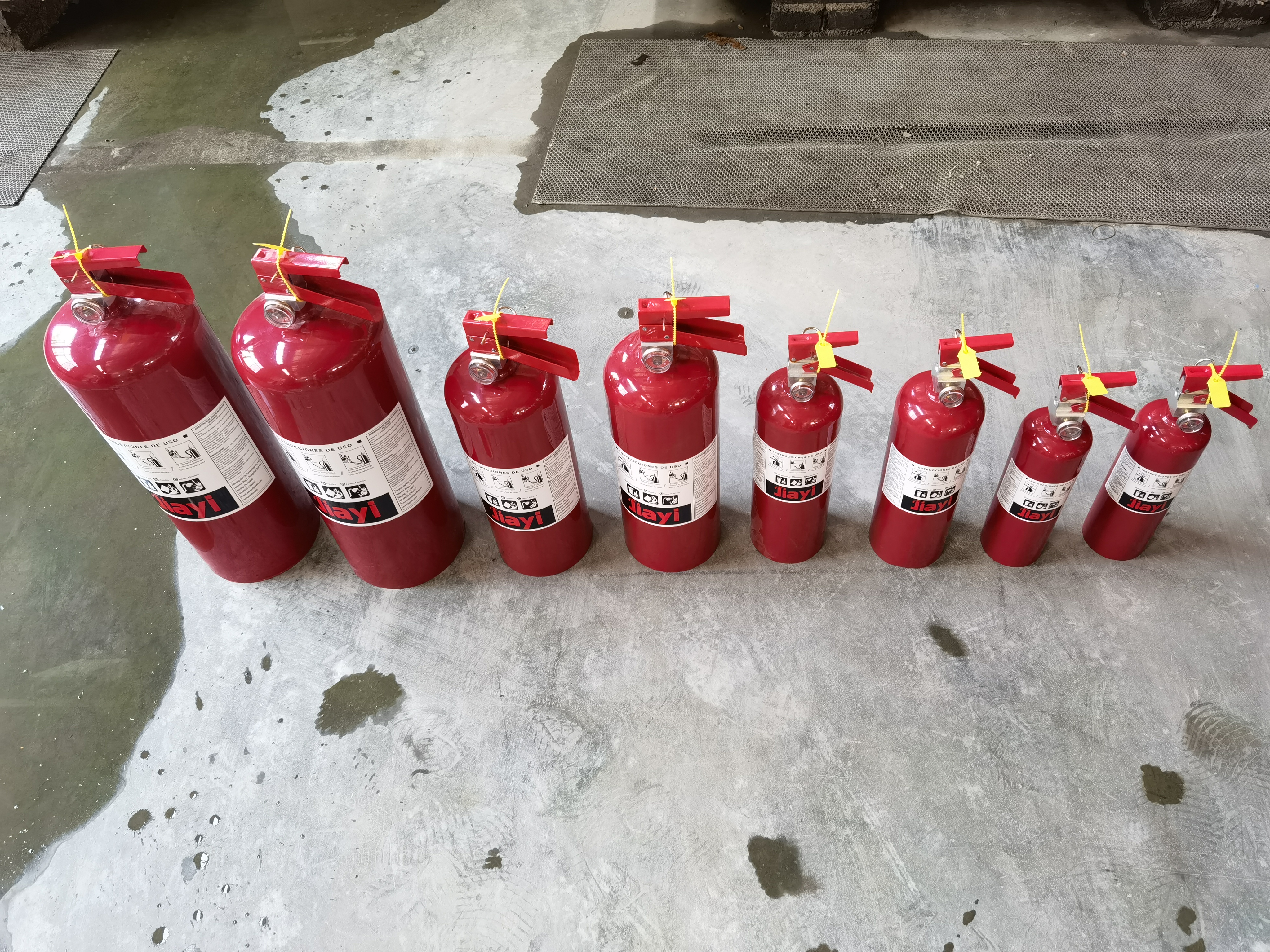 Extintor de incêndio de pó seco México 1KG 2,5Lbs