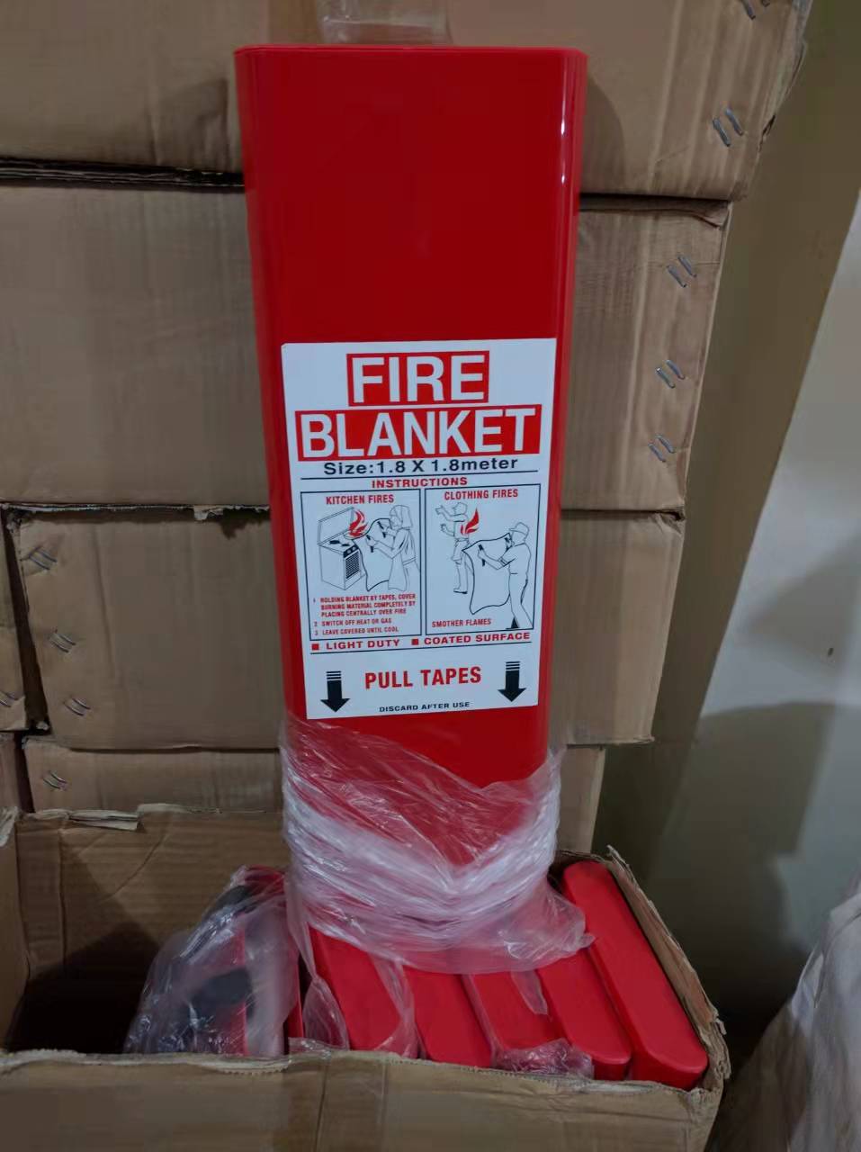 Cobertor de fogo resistente personalizado para família