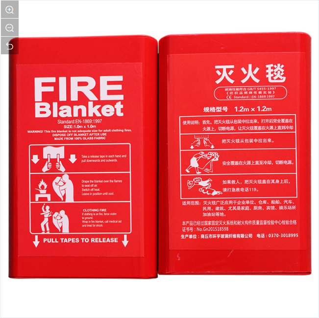 Cobertor de fogo personalizado de 4 x 6 pés para pessoa