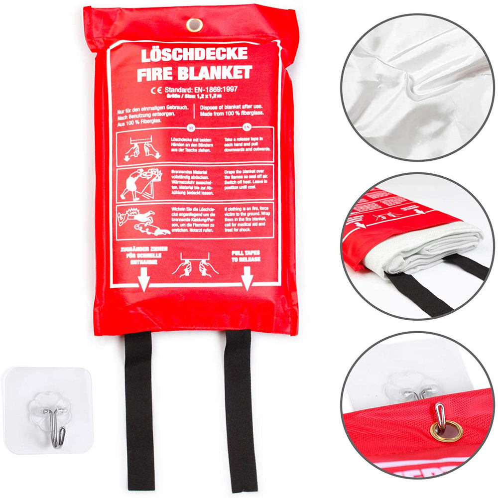 Cobertor de fogo leve profissional para lareira