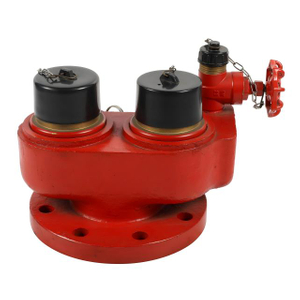 Adaptador de bomba flangeada de entrada de latão com duas extremidades para equipamentos de combate a incêndios